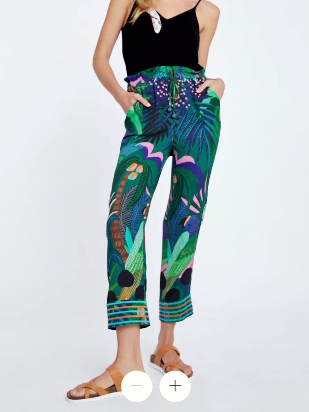 Anthropologie Farm Rio Tropique Embroidered Pants